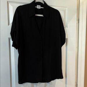 CAbi Elegant Black Women's Blouse